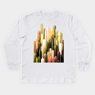 OBELISK POSTURE 3 (VARIANT 3) Kids Long Sleeve T-Shirt